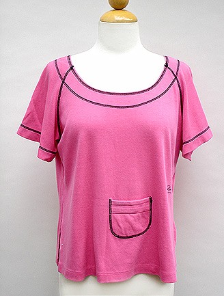 70S EMILIO PUCCI  PINK SMOCK TOP