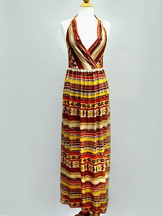 THE HALTER Reconstructed  DRESS
INDIAN SUMMER