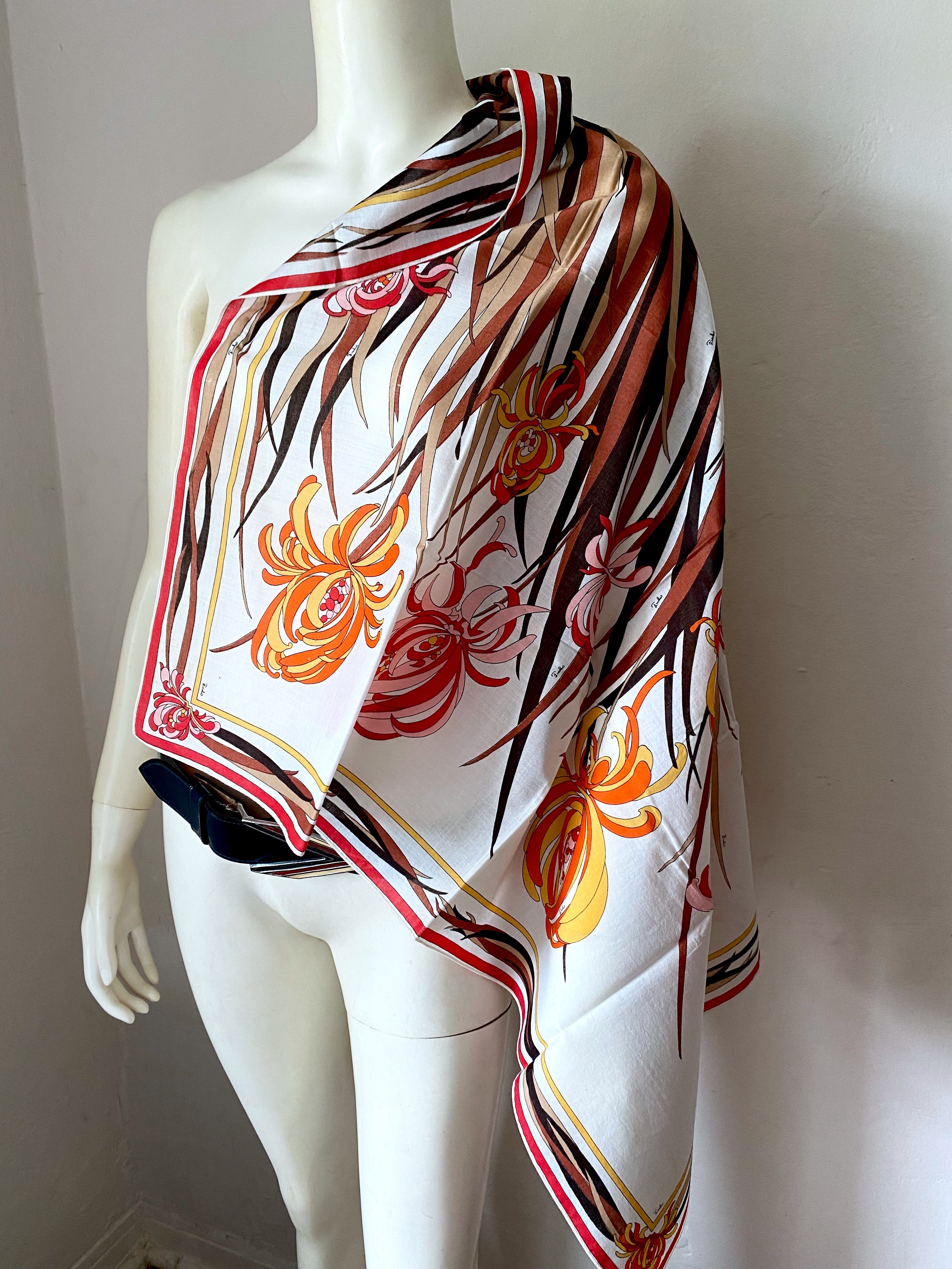 Posh Vintage: PUCCI Paradise: 70S EMILIO PUCCI SCARF