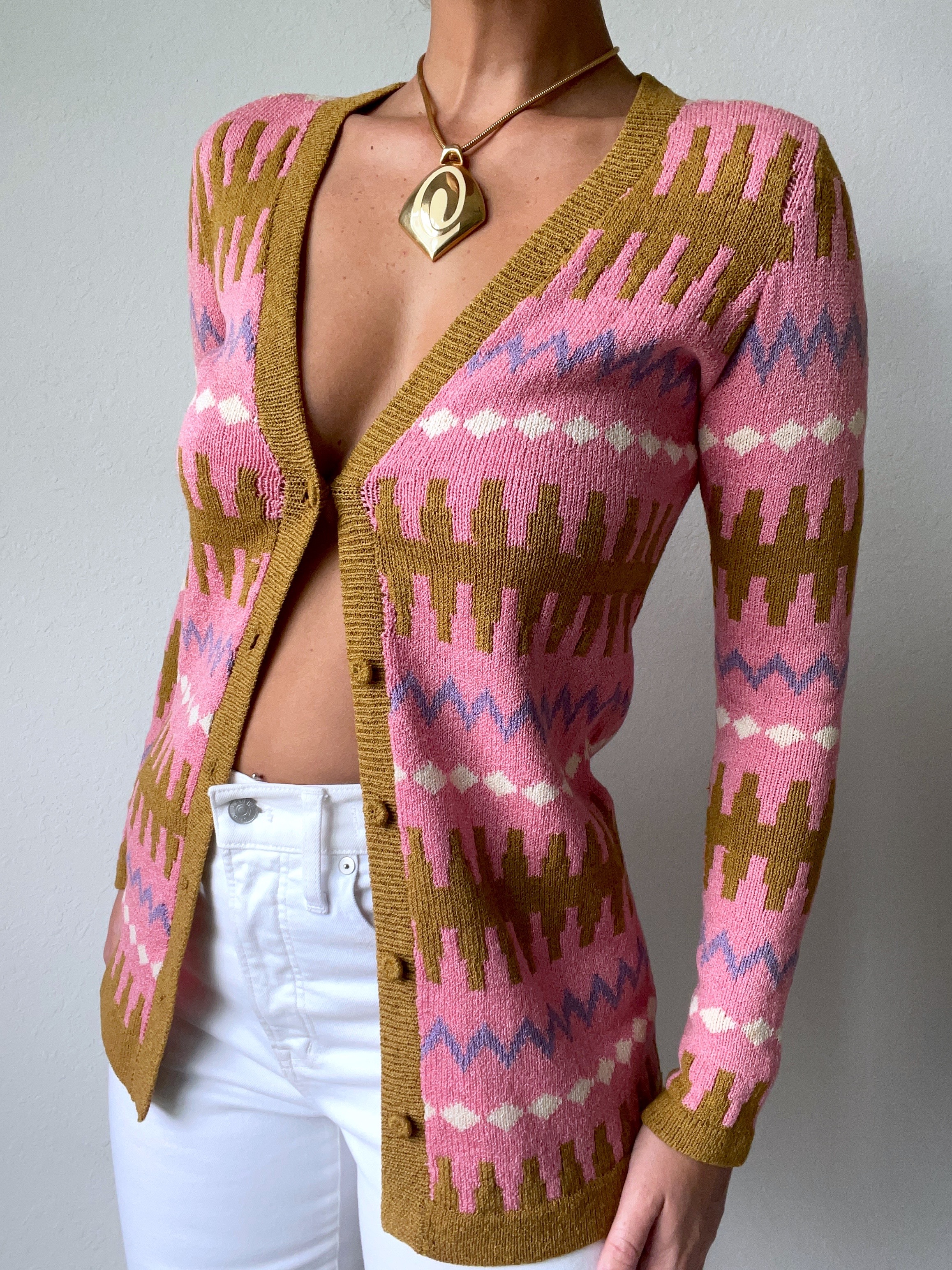 70S SKINNY KNIT CARDI 4