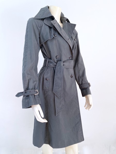 2012 DOLCE & GABANNA
PAISLEY LINED TRENCH COAT