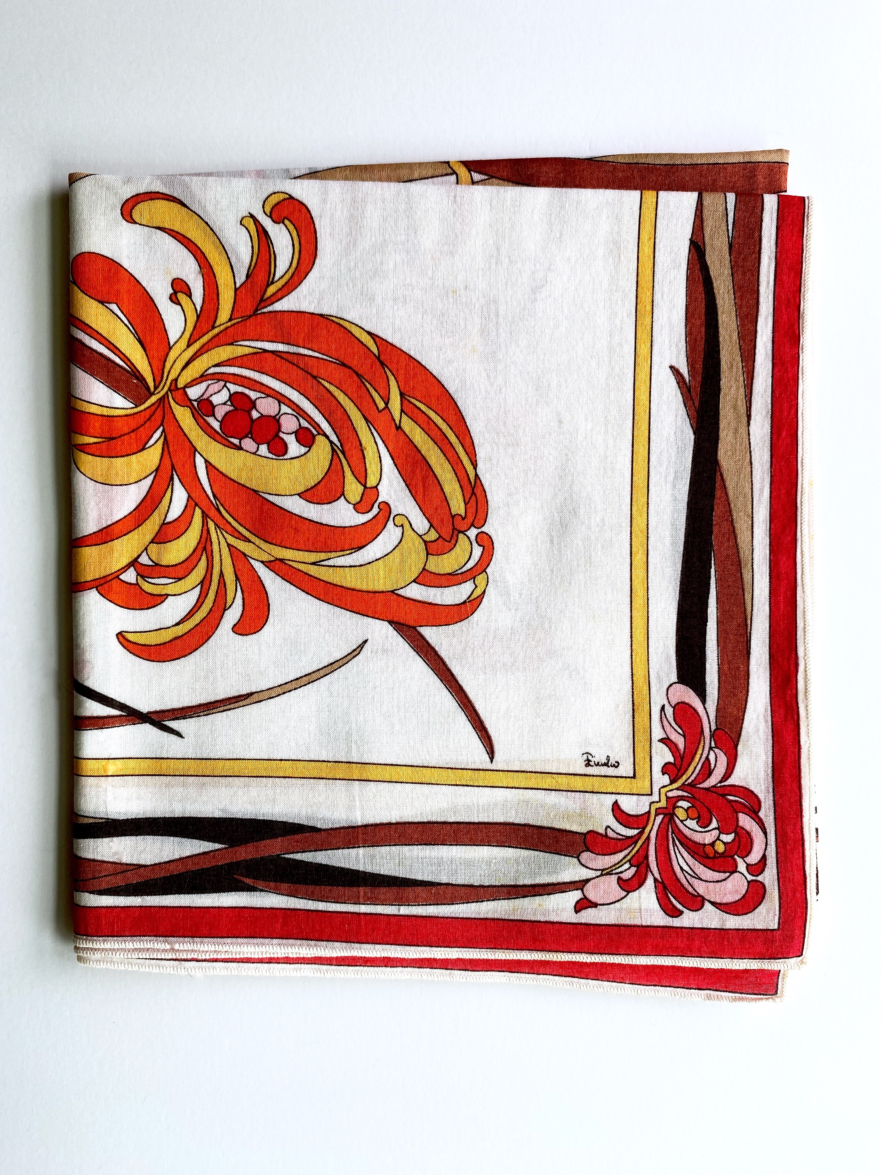 Posh Vintage: PUCCI Paradise: 70S EMILIO PUCCI SCARF