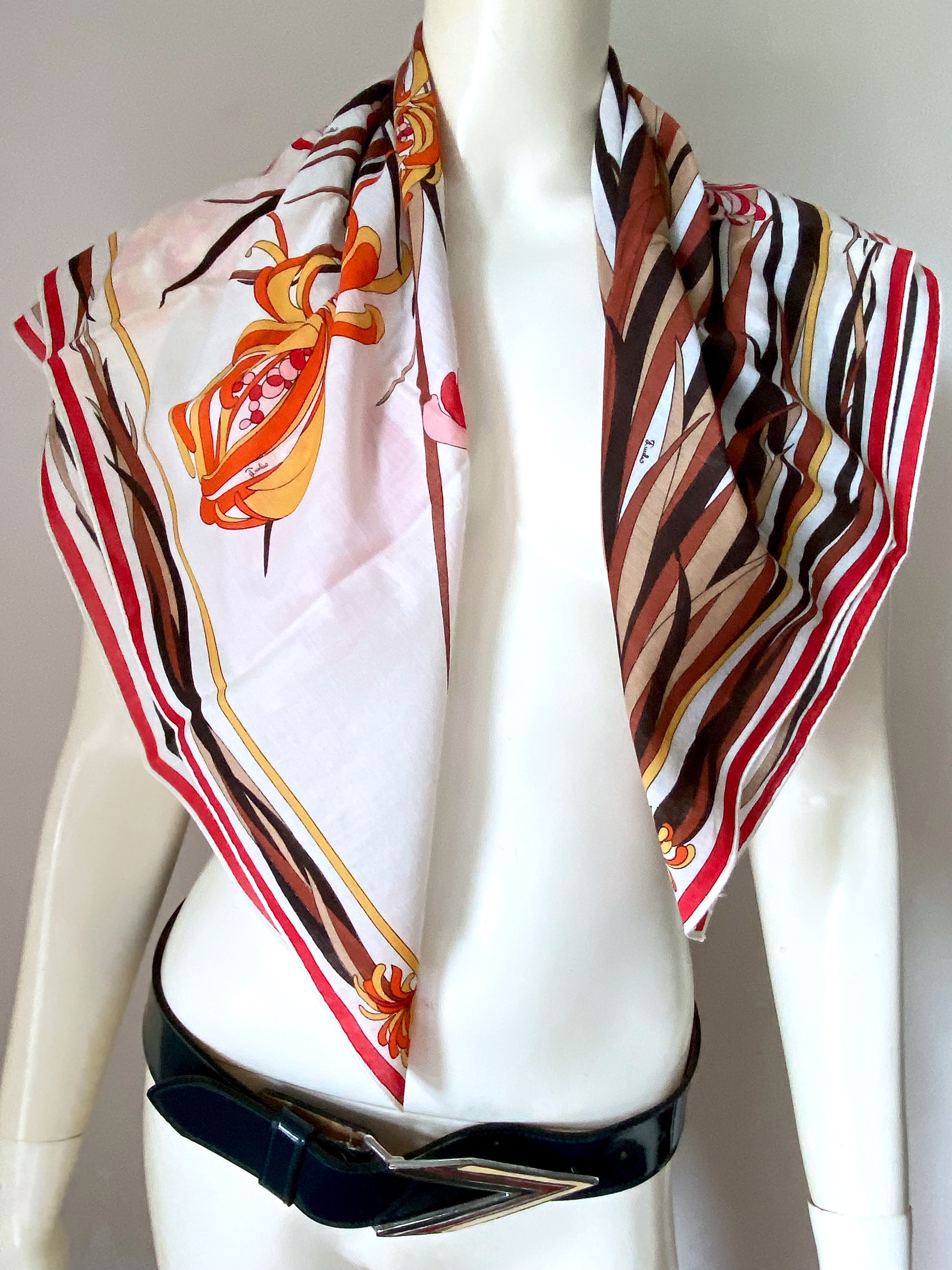 Posh Vintage: PUCCI Paradise: 70S EMILIO PUCCI SCARF