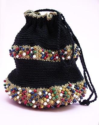 40S WOVEN BEADED BUCKET BAG
SASSY JANE