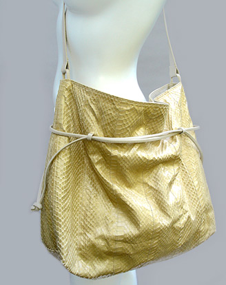 80S I. MAGNIN   OVERSIZED SNAKE BAG