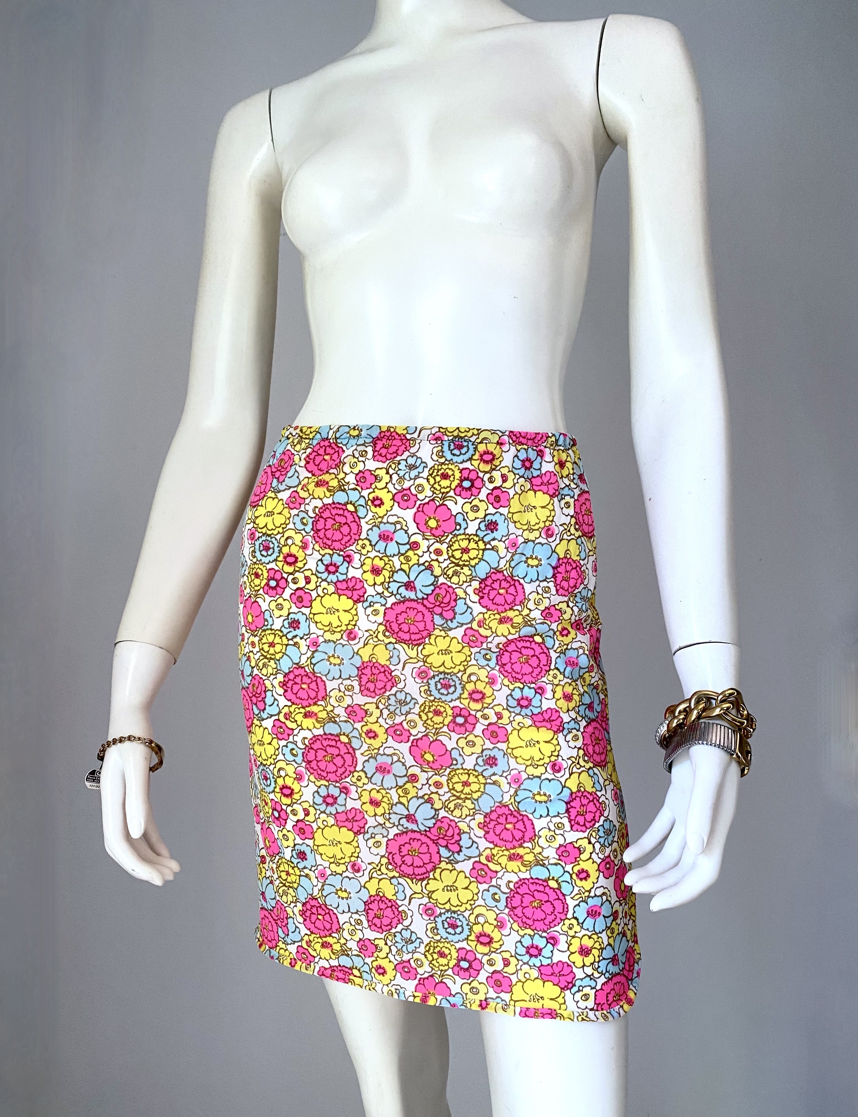 60S POP ART 
SLIP SKIRT