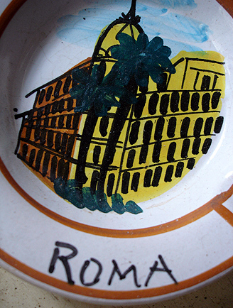 70S HOTEL EXCELSIOR   ROME ASHTRAY