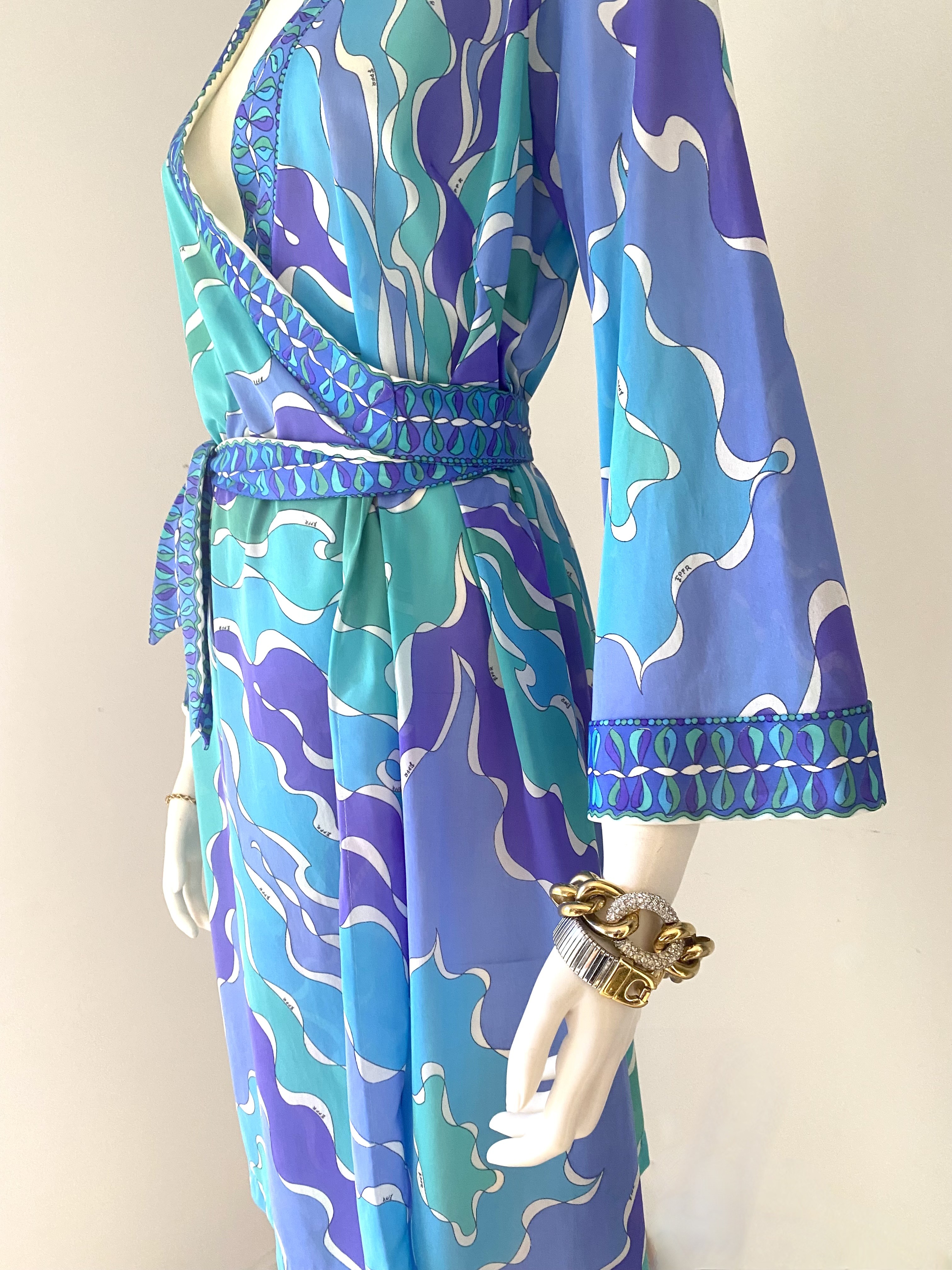 60S EMILIO PUCCI 
 PUCCI BY THE SEA COVER-UP
8