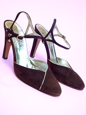 70S GAROLINI METALLIC & SUEDE 6.5