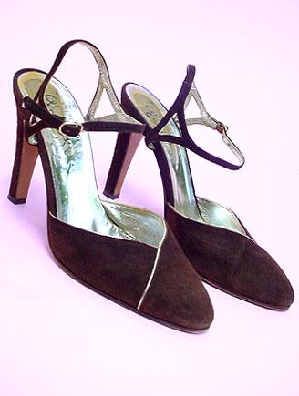 70S GAROLINI
METALLIC & SUEDE 6.5