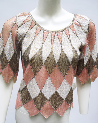 60S SEQUIN HARLEQUIN TOP 2