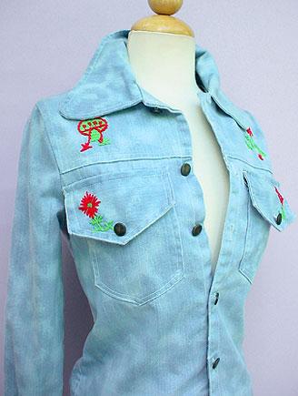 70’S JEAN JACKET 
 SMURFETTE BLUES