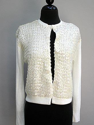 60S SEQUIN CARDIGAN