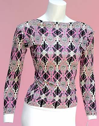 60S EMILIO PUCCI  PUCCI VICTORIAN SILK TOP 4