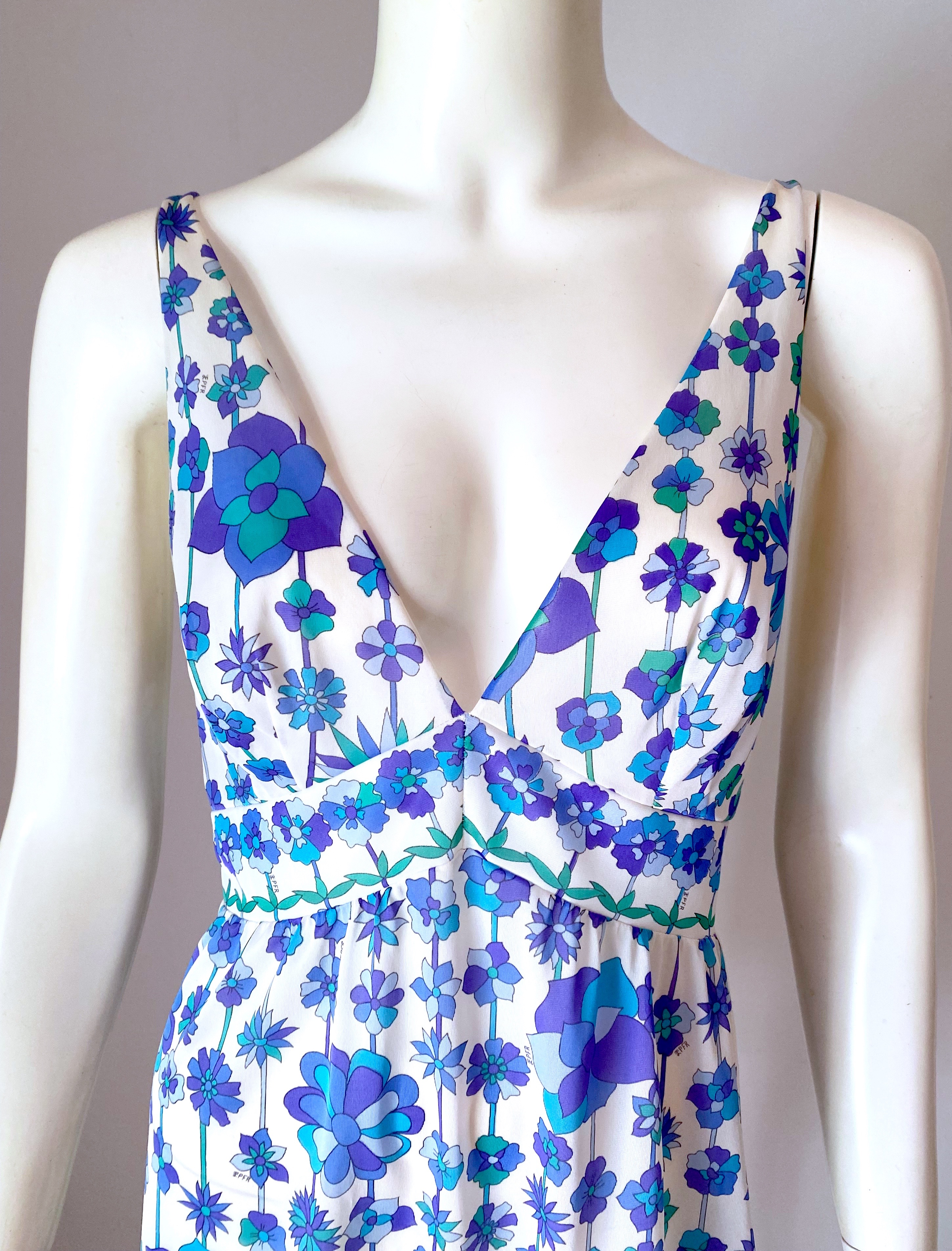 70S EMILIO PUCCI  BLUES CLUES 6/7