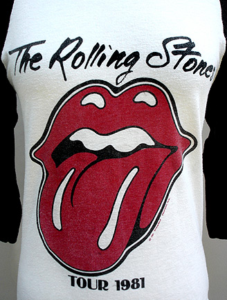 1981 THE ROLLING STONES  ULTIMATE ’IT GIRL’ TEE