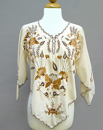 70S BOHO EMBROIDERY TOP