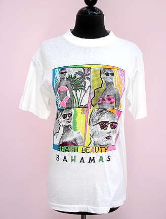 80S BAHAMAS TEE BEACH BEAUTY