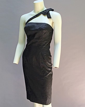 60S ESTEVEZ NOIR SILK COCKTAIL