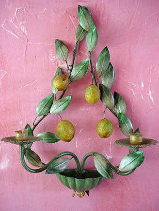 50S ITALIAN SCONCE THE LEMON TREES OF CAPRI