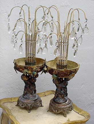 60S LAMP SET CHERUBS