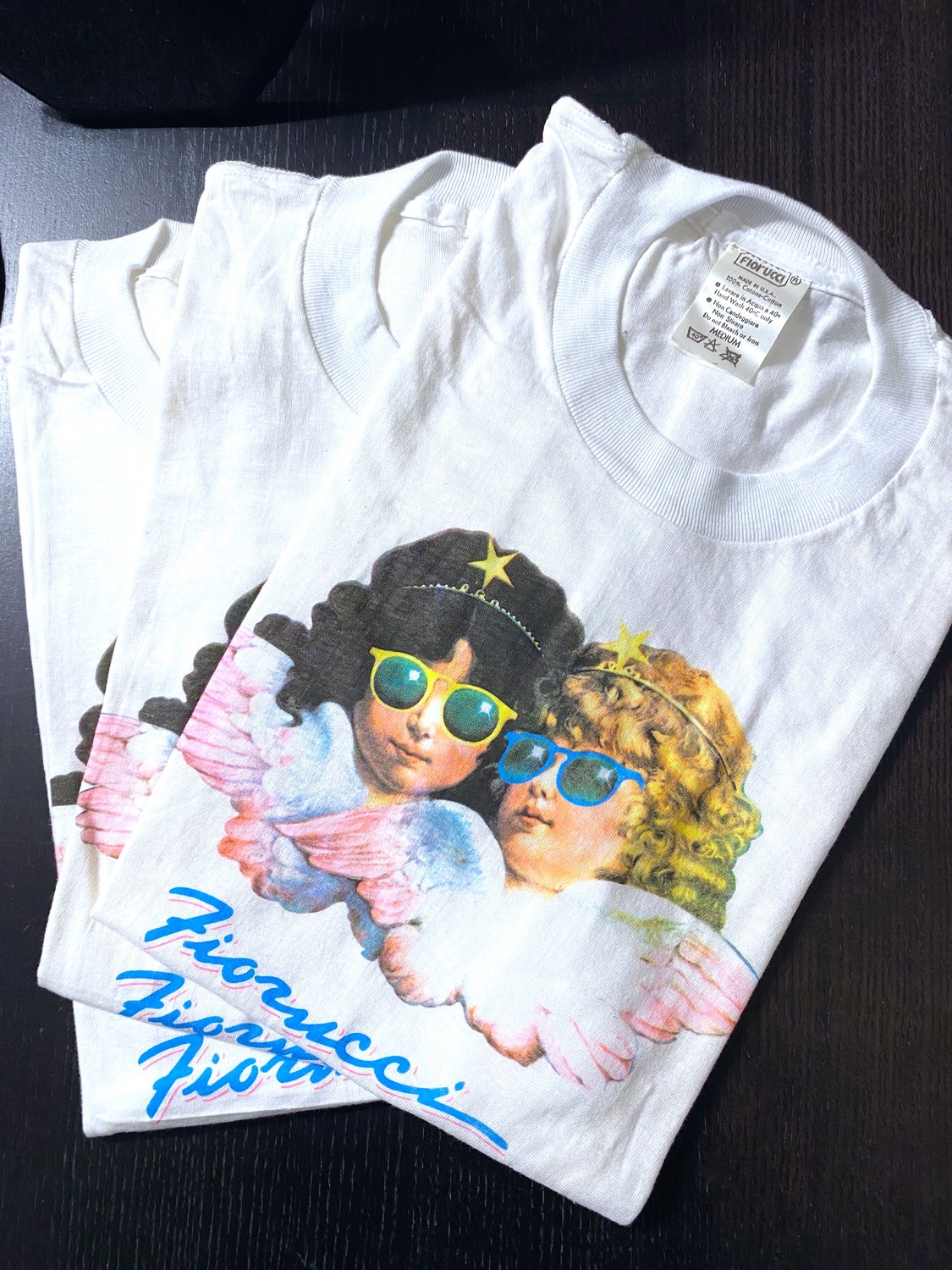 80S FIORUCCI T-SHIRT  ICONIC ANGELS